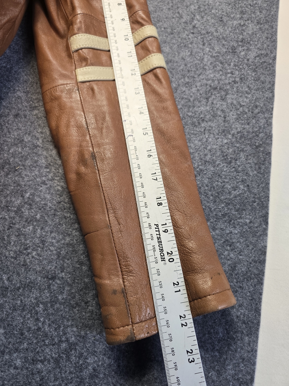 Vintage Leather Moto Jacket Small - Picture 11 of 13